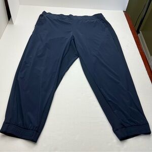 Athleta Brooklyn Jogger Womens Size‎ 18 Blue Athletic Pant Pull-On Athleisure